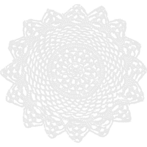 Sets de table en tissu coton, 30 cm de diamètre, style européen, pour tables de restaurant (1 pièce) (1/4)