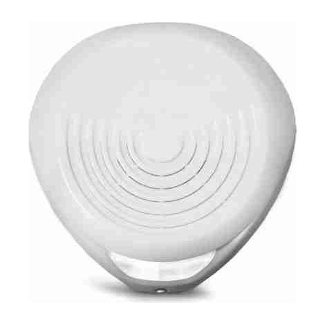 Sirena piezoelettrica da interno con lampeggiatore LED bianco