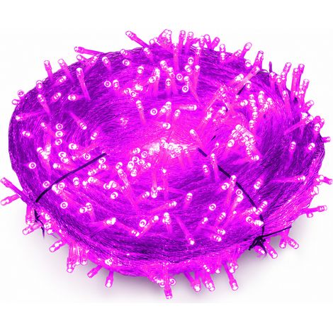 Guirlande Lumineuse LED Rose Extérieur, 1200 LED, Alimentation Secteur, Camping et Décoration (1/5)