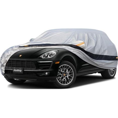 Auto Abdeckplane 10 Lagen Wasserdicht für Porsche Macan (2014-2024) UV-Schutz (1/5)