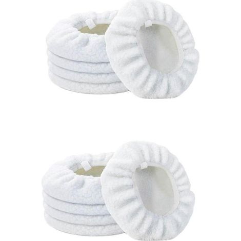 Lot de 10 tampons de polissage de 25 cm (10 pouces) pour polisseuse de voiture, lustreuse et cireuse (1/5)
