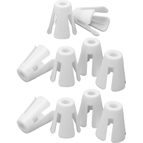 Lot de 10 griffes à bobine en plastique, robustes et durables, porte-fil conique léger, adapté aux machines à coudre industrielles. (1/5)
