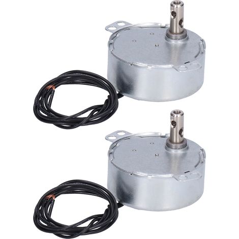 2 moteurs à courant alternatif synchrones, rotation horaire/antihoraire, pièces pour mini-machines électriques, 220-240 V, 30-36 tr/min, 4 W