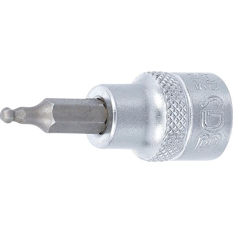 Chiave a bussola 10 mm (3/8") esagono interno con testa sferica 3 mm (1/2)