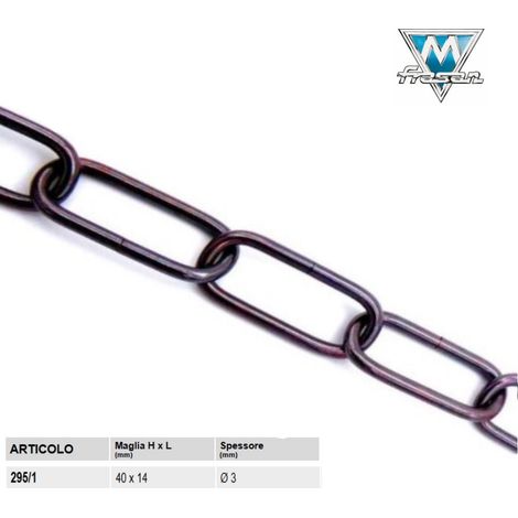 CATENA PER LAMPADARI GENEVOSE BRONZATA (PZ 50 CM)