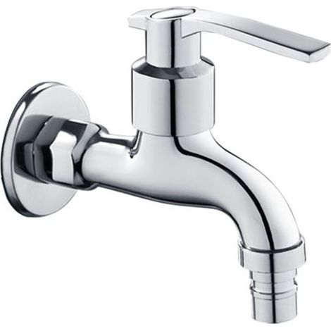 Chrome Jardin Eau Robinet Exterieur 1/2\\" avec Aerateur (1/5)