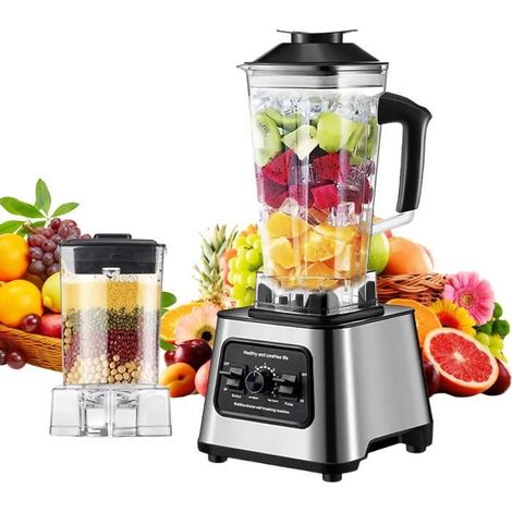 Blender - PRUMYA - 6000W - Vitesse Réglable - 2,5L - Nettoyage Automatique (1/4)