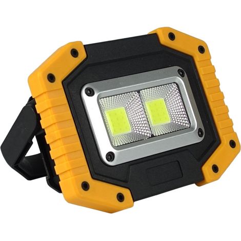 Lampe de travail LED rechargeable, lampe de camping portable étanche pour l'extérieur, lampe de travail portable et rechargeable (1/5)