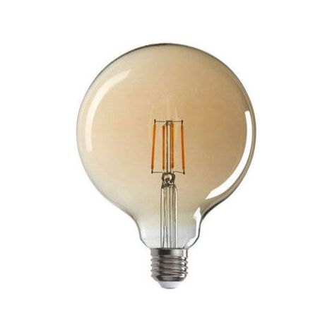 Ampoule - LED - Ambré - Globe - Culot E27 - 4W/37W - Pour lampe - Déco