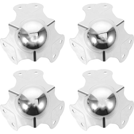 Protections d'angle Healeved en fer argenté (lot de 4) pour accessoires d'éclairage scénique et
