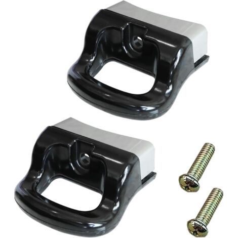 QORVA-2 Pcs Poignée pour Autocuiseur Poignée de Support Latérale pour Autocuiseur Poignées en Bakélite Noires de Remplacement avec Poignée en Bakélite pour Casseroles