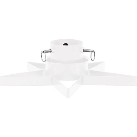 Support de sapin de Noël Blanc 47x47x13,5 cm CFW889263 (1/5)
