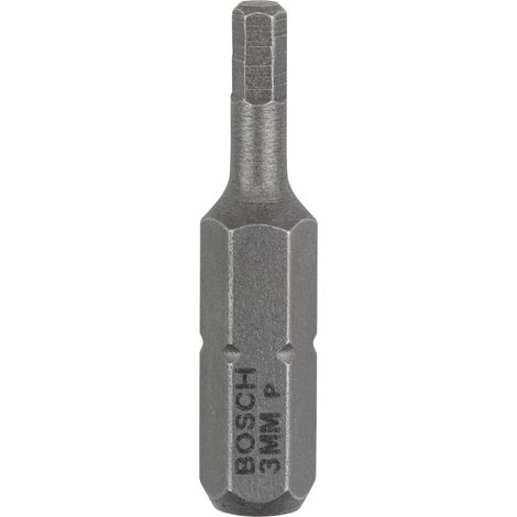 Bosch  3x  Punta  destornillador  extra  duro,  HEX  3,  25  mm  -  2607001722 (1/3)