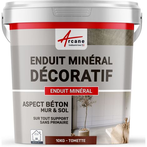 Enduit décoratif, mural et sol, rénovation, chambre, cuisine, salle de bain - 10 kg Tomette - ARCANE INDUSTRIES