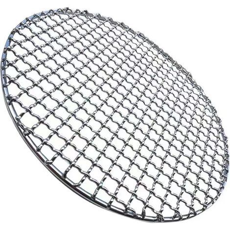 Grille de barbecue ronde en acier inoxydable - Sans pieds - 25 cm (1/5)
