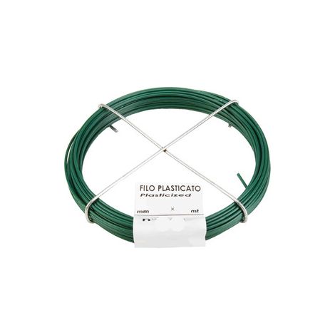 MATASSINA FILO PLASTIFICATO N.12 D 2,2 MM 10 M VERDE Q.TA 30
