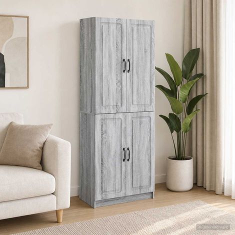vidaXL Schrankset 2 pcs Holzwerkstoff (1/5)