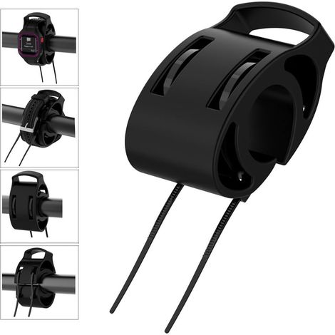 Kit di staffa per il montaggio di orologi su bicicletta, serie Orologi, supporto in silicone per manubrio di bicicletta con fissaggio robusto