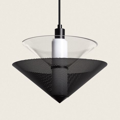 Lampada a Sospensione Metallo Hesper Nero (1/5)