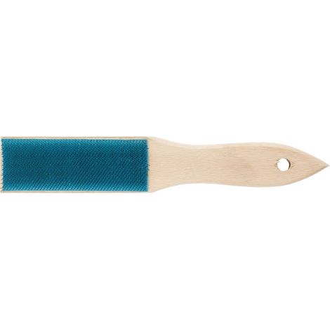 Brosse râpe plate PFERD HBF 10 ST 232 mm, fil acier 0,15 mm, manche bois (1/3)