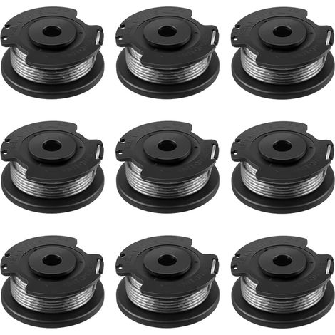 Packung mit 9 Ersatzspulen und -faden für Bosch EasyGrassCut 18, 23, 26, 18-230, 18-260 und 18-26 Freischneider (1/5)