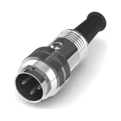 Connecteur DIN RS PRO, 3 contacts, Mâle, Montage sur câble, A souder M16 ( Prix pour 1 )