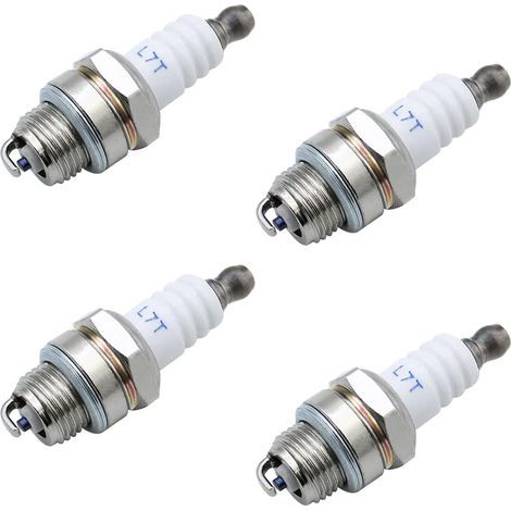 Set di 4 candele di ricambio universali L7T, candele di ricambio L7T per motoseghe, tosaerba e motori a 2 tempi. (1/5)