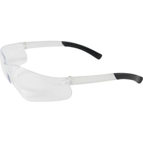 Lunettes de sécurité Z13, incolores, branches transparentes, anti-rayures PIP