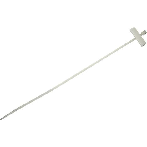 MARQUEUR DE CÂBLE TRU COMPONENTS TC-MCV-200SS203 1593125 SURFACE DE MARQUAGE: 25 X 8 MM NATUREL 100 PC(S) (1/2)