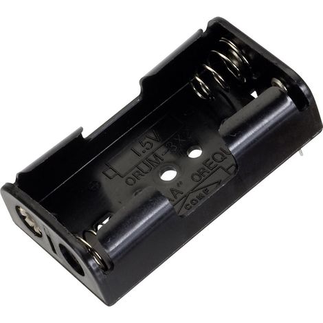 TRU COMPONENTS BH-321-1P Support de pile 2x LR6 (AA) raccordement par pôles de contact