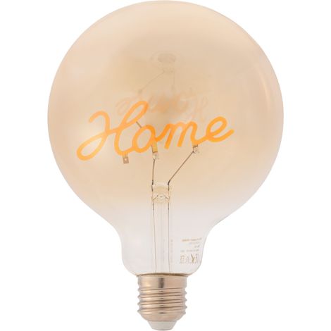 Bombilla Decorativa Filamento "HOME" E27 G125 - 4W - 2200K