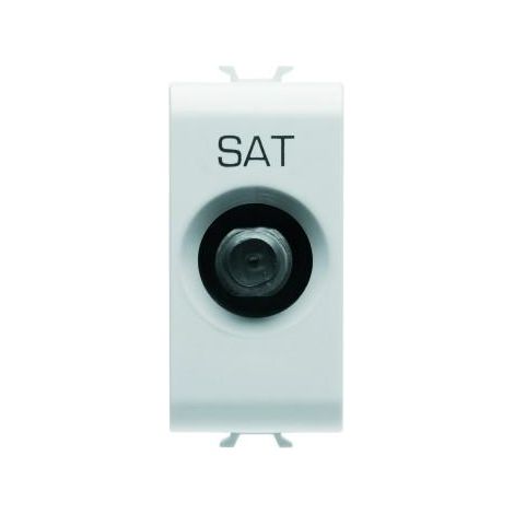 PRISE TV/SAT 1M DIR. CONNEC. F-F BL GEWISS GW10371