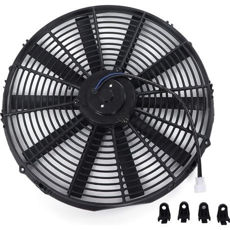 de radiateur électrique mince 16 pouces 12 V 120 W 2250 tr (1/5)