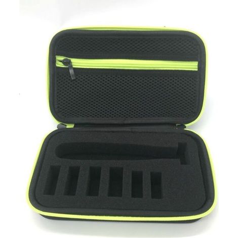 Étui pour Philips Philips OneBlade Pro Housse. EVA Coque Voyage Rigide avec éponge Sac de Rangement per One Blade(version maille noire) (1/5)