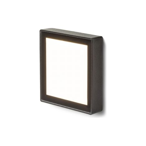 Faretto Plafoniera DEJAVU SQ 9 da incasso nero 230V LED 3.5W IP65 3000K