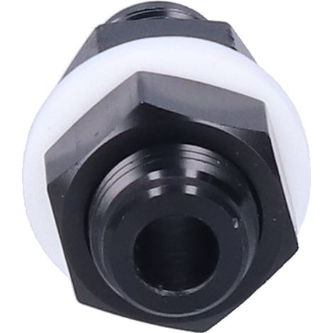 Adaptateur droit de carburant en aluminium 6AN vers 6AN pour traversée de cloison de cellule - Composants automobiles (1/5)