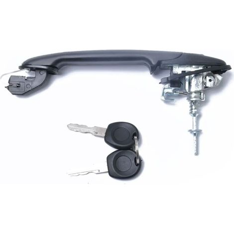 Manilla exterior y cilindro de cerradura para Galaxy Cordoba Ibiza II Polo 6N0837207C (1/3)