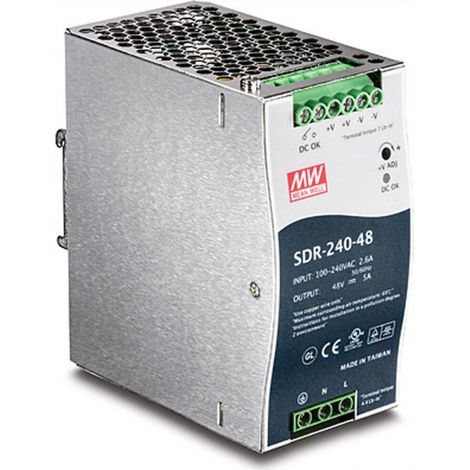 TRENDnet TI-S24048 - Alimentation électrique rail DIN électrique à sortie simple 240 W (1/3)