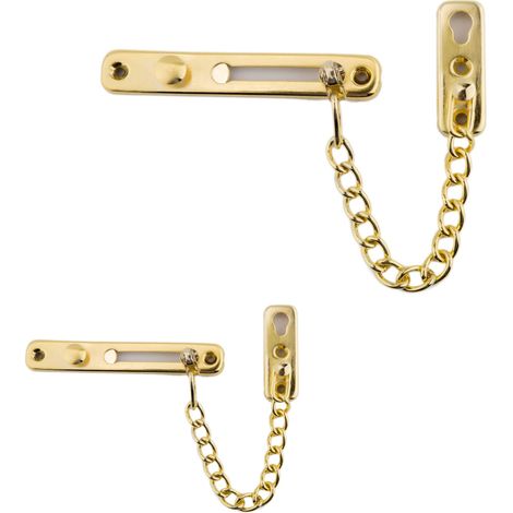 Set mit 2 Türschlossketten aus Edelstahl, robustes Innentürschloss - AquaForge (1/5)