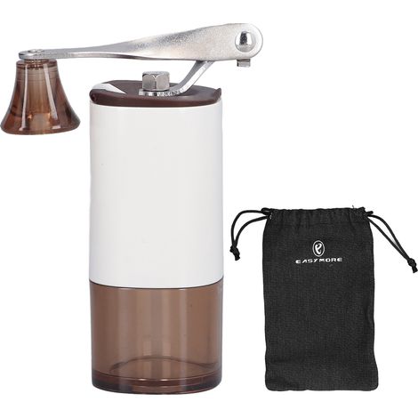 Verstellbare manuelle Kaffeemühle aus Edelstahl, ideal für Reisen und Camping (1/5)