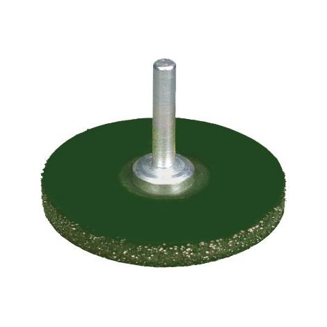Brosse circulaire OSBORN en acier plaqué laiton, 76 x 8 mm, avec une tige de 6 mm et un filament de 0,30 mm de diamètre.