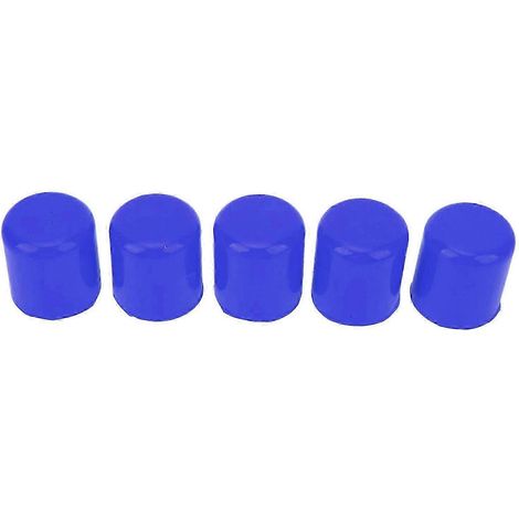 Lot de 5 bouchons en silicone pour tuyau d'admission d'air, diamètre intérieur 25 mm, universels, bleus. (1/4)