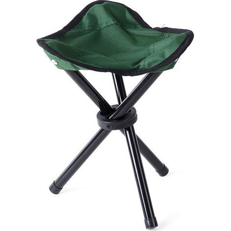 Tripod camping stools, lightweight portable folding camping chair, small 3-legged canvas stool for outdoor fishing, beach, BBQ, picnic, travel, hiking seat (1/5)