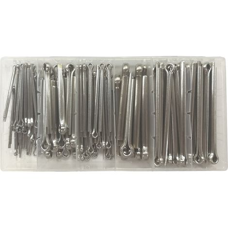 Pins Jbm acciaio inox 144 pezzi resistente corrosione