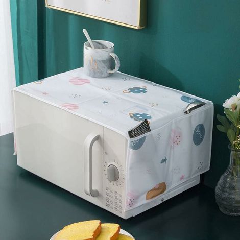 DEESSE SHOP - Four à micro-ondes et four à micro-ondes housse de protection anti-poussière, étanche à l'huile, avec sac de rangement (1/5)