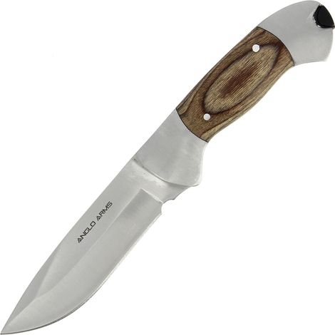 Anglo Arms 450 Feststehendes Messer mit Pakkaholzgriff und Feuerstarter (Scheide) (1/5)