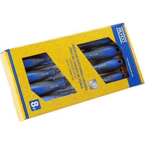 Set De 8 Tournevis Avec Boîte En Carton Alyco 119055 (1/5)