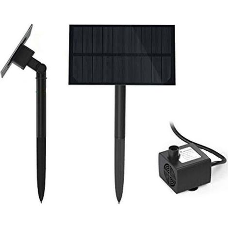 Pompe A Eau Solaire - 1 5 W - Pour Fontaines Et Bassins Extérieurs - 1 Unite (1/3)
