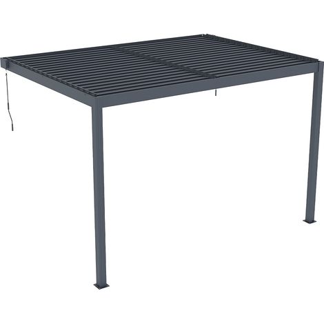 Casetta per terrazzo addossata bioclimatica in Alluminio con lamelle orientabili 11,85 m² - MANDELLO