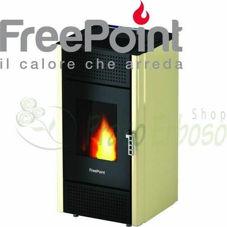 Miriam - Stufa a pellet da 7 Kw avorio